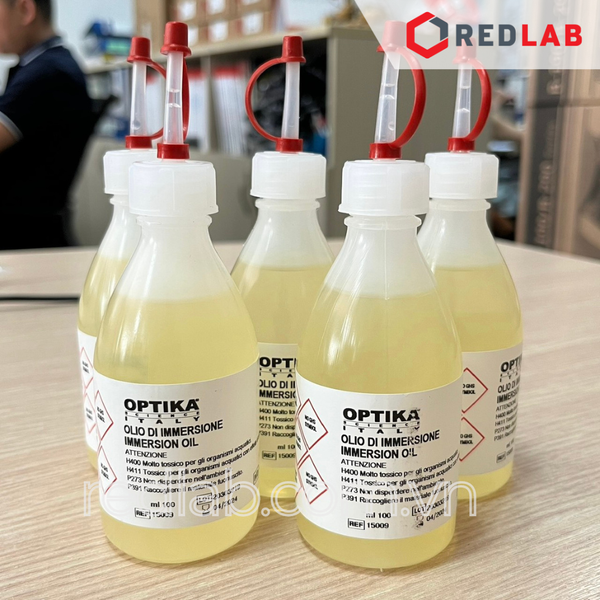 Dầu soi kính hiển vi OPTIKA - Ý 10ml (15008), 100ml (15009) có VAT