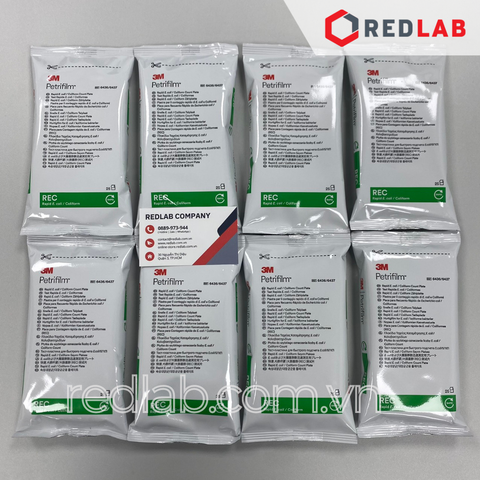 6436 / 6437 Đĩa Petrifilm kiểm E.coli/Coliforms hãng 3M (Petrifilm Rapid E. coli/Coliform Count Plates) - Redlab