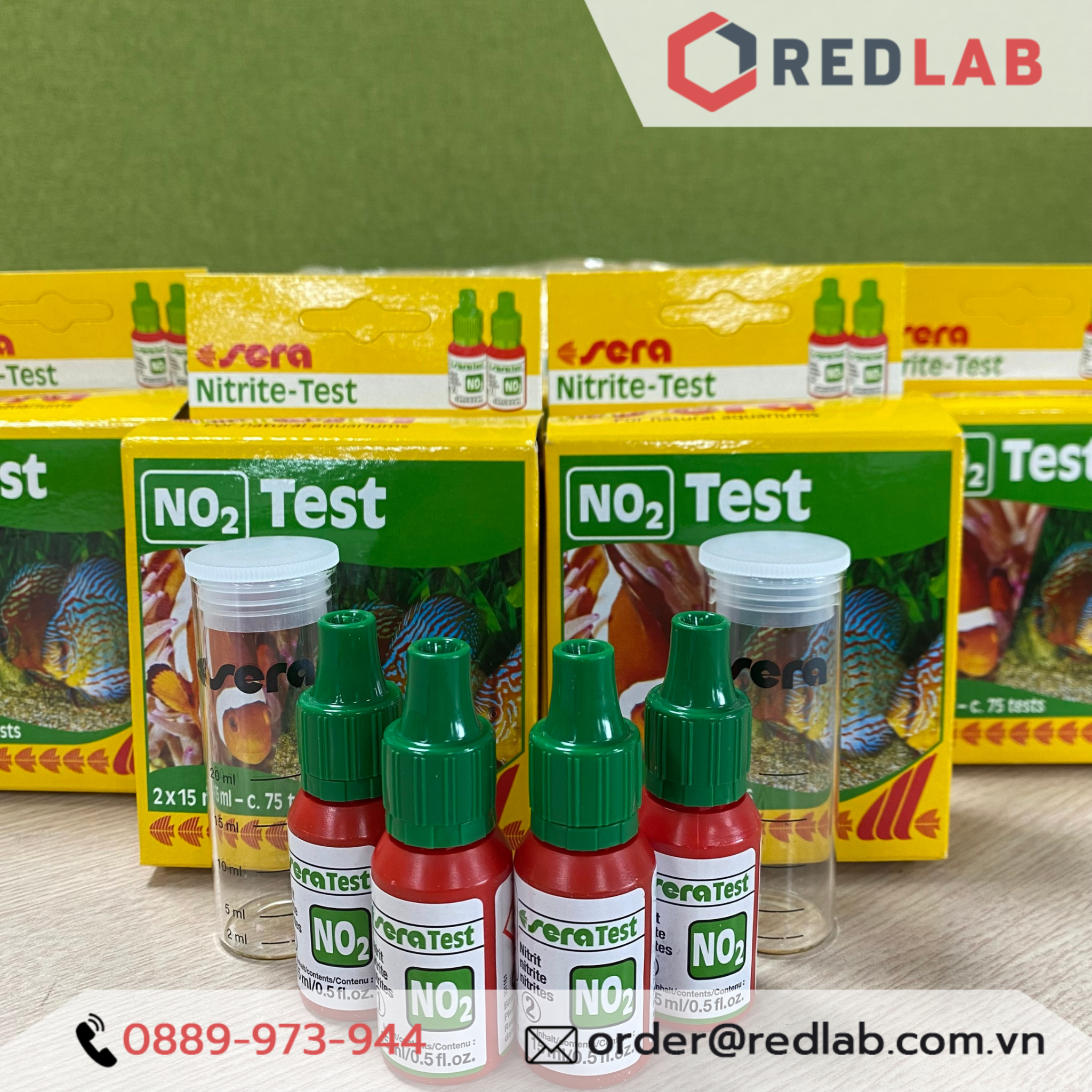 Test NO2 Sera  –  Xác định nhanh nồng độ Nitrit trong nước