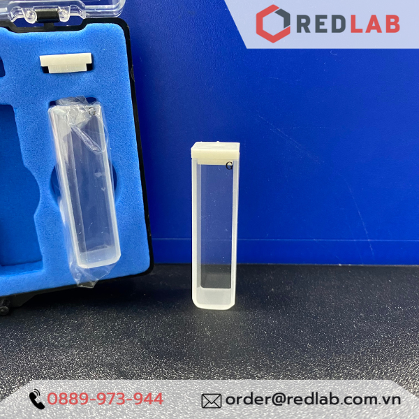 [2 cái] Cuvet thủy tinh PHOENIX Instrument cho máy quang phổ 10*10 20*10 30*10 50*10 100*10 mm, có VAT