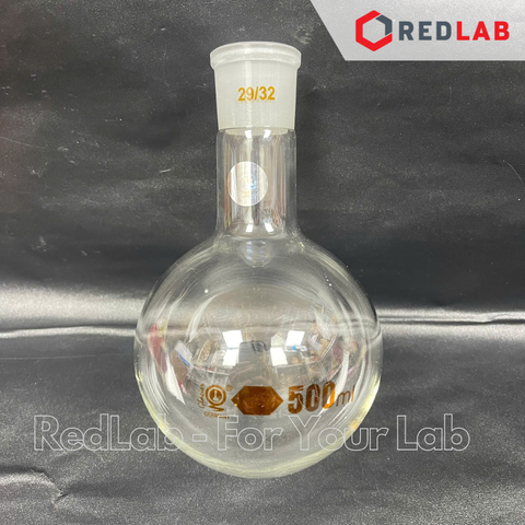 Bình cầu đáy tròn cổ nhám GLACIER 500 1000 2000 ml - 29/32, có VAT