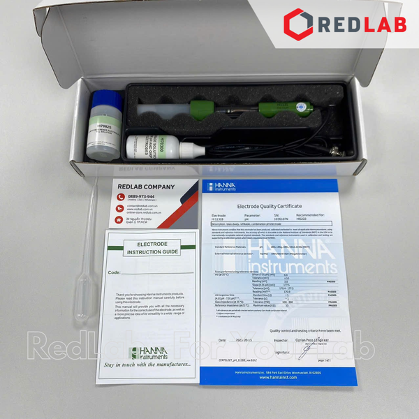 Điện Cực pH Thủy Tinh Cổng BNC Hanna HI1131B, có VAT