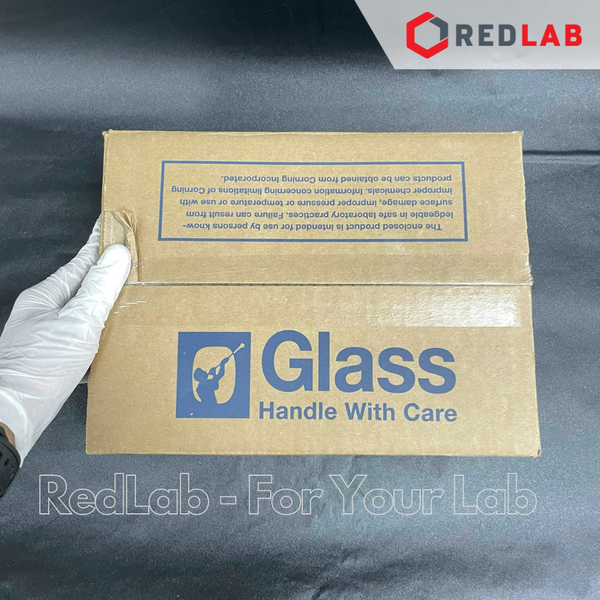 Bình tam giác cổ hẹp PYREX Class A  50 125 250 300 500 ml 1L 2L 4L Erlen, ASTM thuỷ tinh Borosilicate, có VAT