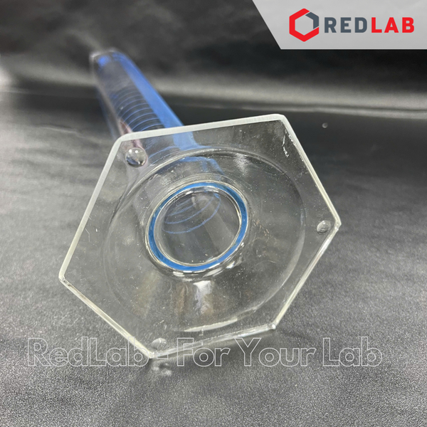 Ống đong thủy tinh vạch xanh ISOLAB Class A 5 10 25 50 100 250 500 1000 2000 ml, cylinder boro 3.3, có VAT