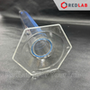 Ống đong thủy tinh vạch xanh ISOLAB Class A 5 10 25 50 100 250 500 1000 2000 ml, cylinder boro 3.3, có VAT