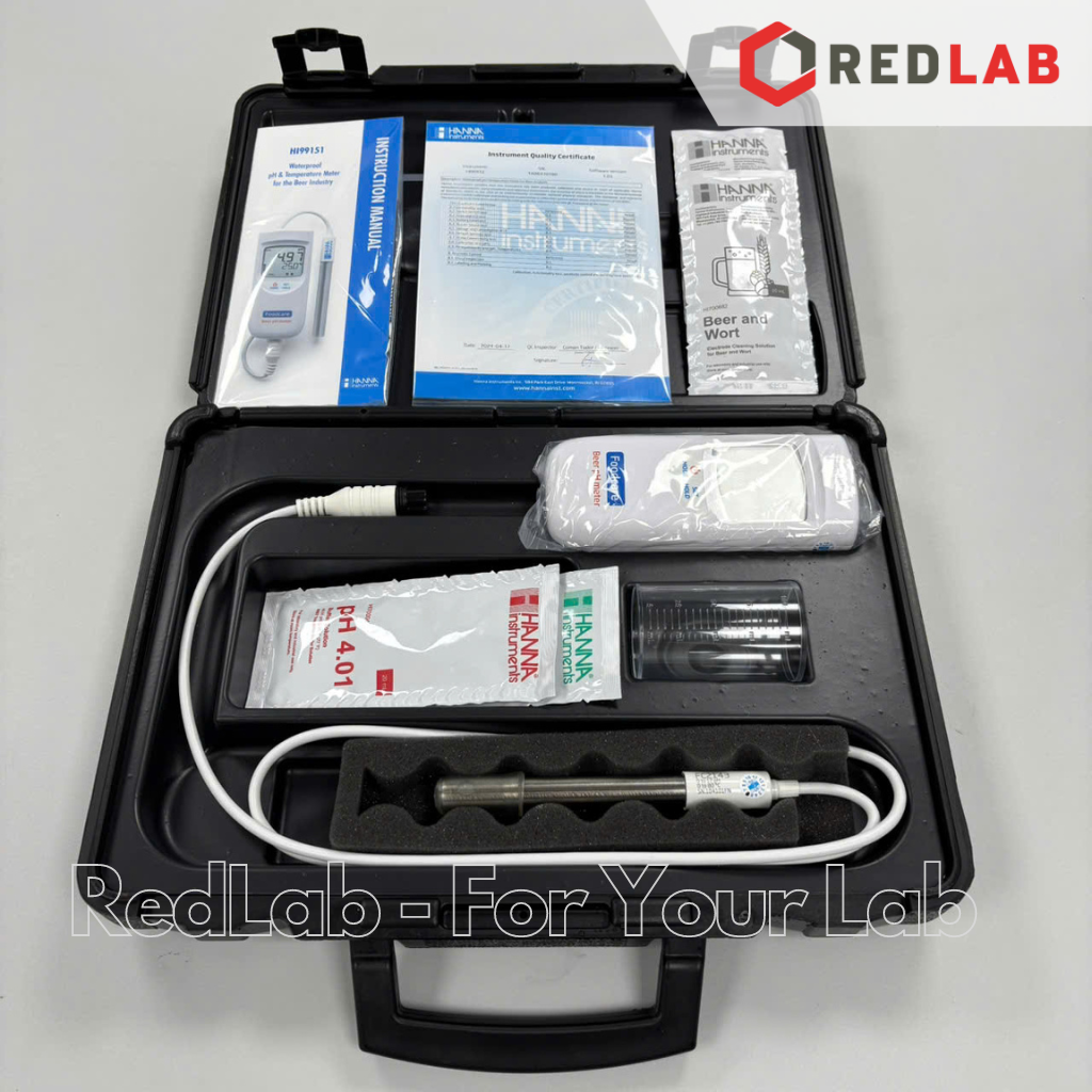 Máy đo pH / Nhiệt Độ Chuyên Trong Bia Hanna HI99151, giá tốt, có VAT