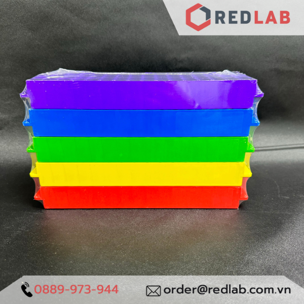 Giá đựng ống ly tâm eppendorf 1.5ml / 2ml, 80 vị trí hãng Biologix 90-8009