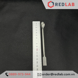 Thìa xúc hóa chất 1 đầu dẹt 1 đầu tròn inox ONELAB 15 17.5 20 23 cm, thìa cân, muỗng múc mẫu thí nghiệm, có VAT