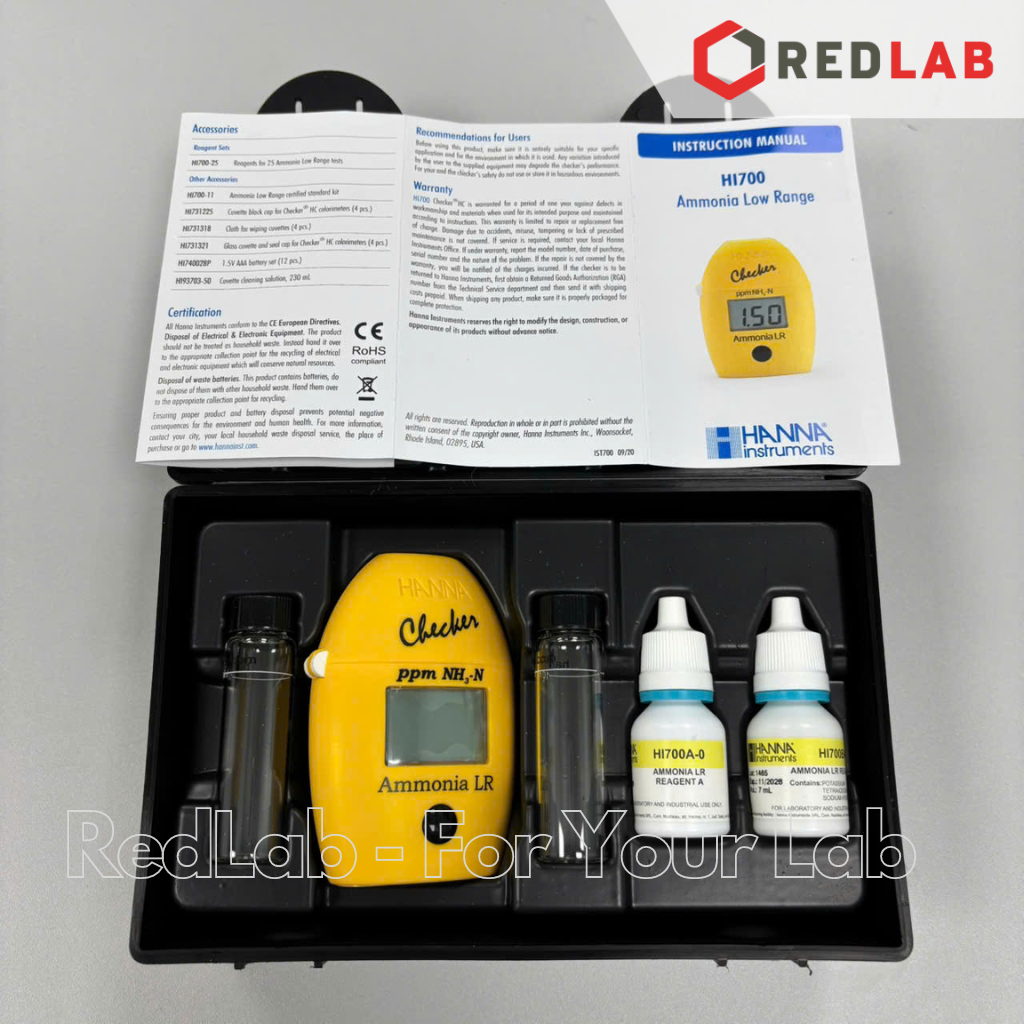 Máy đo Amonia Thang Thấp trong nước sạch Hanna HI700, giá tốt, có VAT