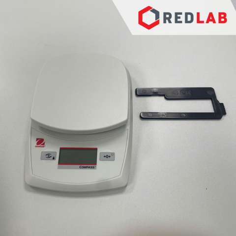 Cân kỹ thuật điện tử 1 số lẻ 620g / 0.1g OHAUS CR621 chuẩn ngoại, dùng trong thí nghiệm, dược mỹ phẩm, thực phẩm, có VAT - redlab