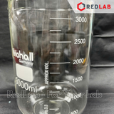 Cốc đốt thuỷ tinh Thấp thành BIOHALL 5 10 25 50 100 150 200 250 400 500 600 800 1000 ml 2L 3L 5L 10L, beaker có mỏ chịu nhiệt, có VAT