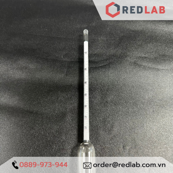 Cồn kế 70-100 : 0.5% Tp 20°C ALLA 0530FC070/20-QP alcoholometer, có VAT