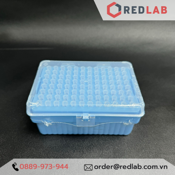 [Hộp 96 cái tiệt trùng] Microtips (đầu típ - côn) trắng 10ul, Biologix 21-0010, không RNase & Dnase, endotoxin, có VAT
