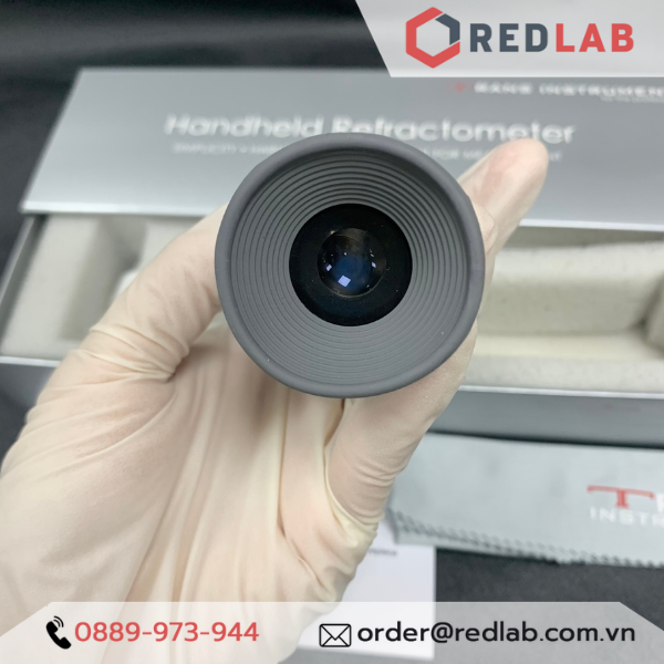 Khúc xạ kế đo độ ngọt 0 - 80% Brix Trans Instruments - Singapore RBX0080 đo độ đường dung dịch, trái cây, có VAT