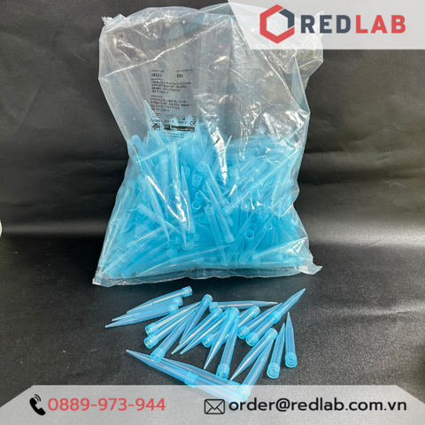 [Gói 500 cái] Microtips (đầu típ - côn) FL Medical - Ý xanh 1000ul (28053) thông dụng universal, có VAT