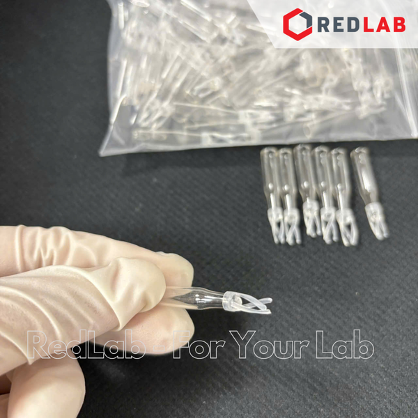 Ống insert sắc ký MEMBRANE SOLUTIONS 250 300 400 ul đáy bằng / đáy nhọn / có lò xo định tâm, cho vial 2ml 9-425, có VAT