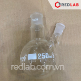 Bình cầu đáy tròn 2 cổ nhám BIOHALL 100 250 500 ml 1L 2L 5L 10L 20L - 19/26 24/29 29/32 55/44, có VAT