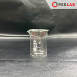 Cốc thủy tinh thấp thành ISOLAB 10 25 50 100 150 250 400 600 ml 1L 2L 5L, beaker - cốc đốt chịu nhiệt boro 3.3, có VAT