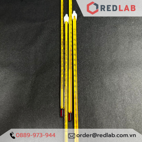 Nhiệt kế rượu ALLA -10 to +60°C | 20 to +110°C | 20 to +150°C, PROMOLAB thermometer có VAT