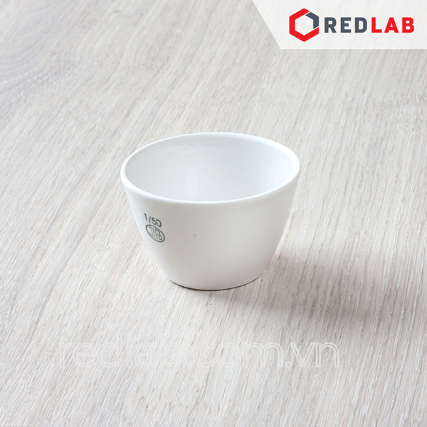 Chén nung sứ JIPO Czech 15 20 30 45 50 80 72 120 200 ml / Nắp D 30 40 45 60 70 mm, Porcelain Combustion Crucible, có VAT