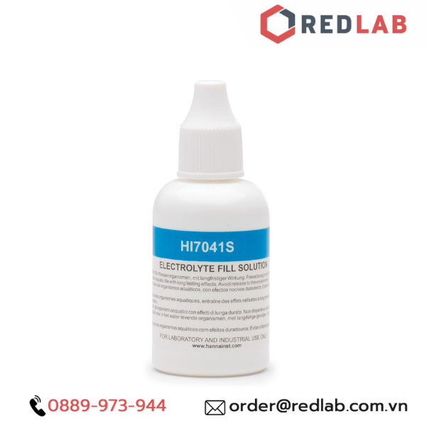 Dung dịch châm màng oxy hòa tan polarographic, 30mL Hanna HI7041S, có VAT