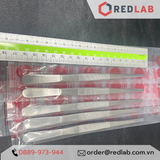 Nhíp thẳng đầu tù không mấu có gờ Pakistan 12 14 16 18 20 25 30 cm, dùng trong lab thí nghiệm, có VAT