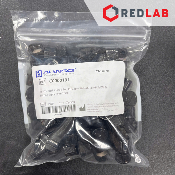 [Bộ 100 cái] ALWSCI Chai thủy tinh vial 5ML 18x40mm trắng / nâu + Nắp vặn kín nhựa PP 15-425, septa 2mm PTFE / silicone
