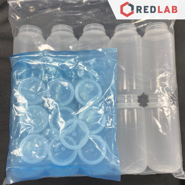 Chai nhựa PP miệng rộng, nắp vặn 500ml Biologix 04-0500, chịu nhiệt hấp tiệt trùng, có VAT