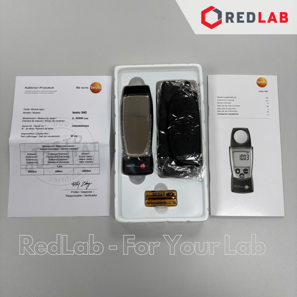 Máy đo cường độ ánh sáng TESTO 540 (0560 0540) dải đo 0 đến 99999 Lux, 0 đến 9300 ftc, chính hãng, có VAT