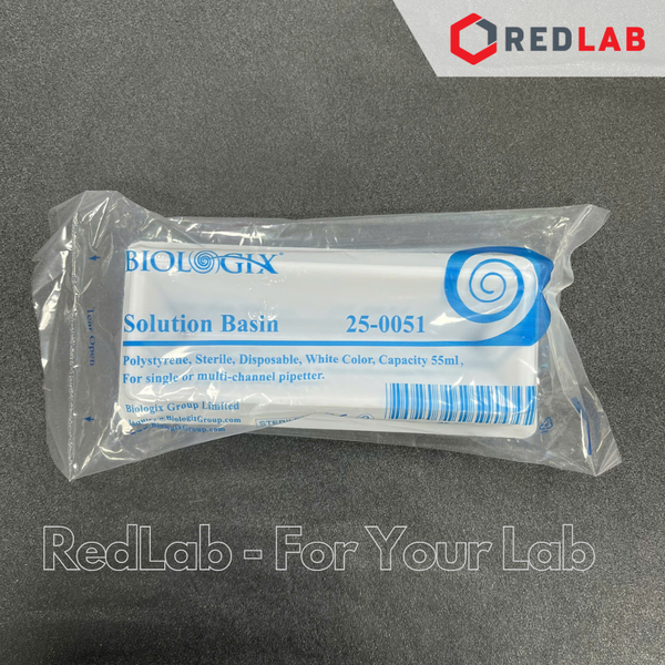 Đĩa V đựng mẫu cho Micropipet BIOLOGIX 25 55 100 ml, Individually sterile, nhựa PS trắng, có VAT