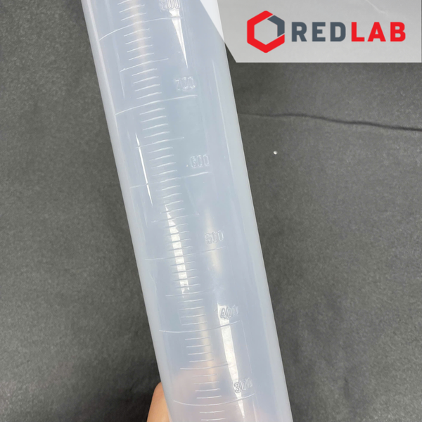 Ống đong trắng nhựa PP vạch nổi trắng ISOLAB Class B, 10 25 50 100 250 500 1000 ml, có VAT