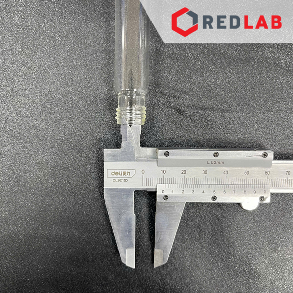 [Hộp 25 cái] Ống nghiệm COD 10ML 16x100mm nắp vặn kín 15-415 PP trắng ALWSCI C0002064 septa 1.5mm PTFE / silicon, có VAT