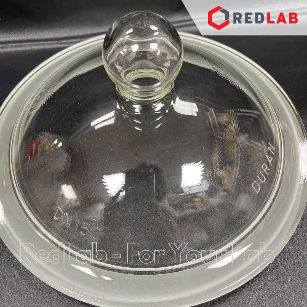 Nắp cho bình hút ẩm trắng không vòi DURAN DN 150mm Desiccator Lid, có VAT
