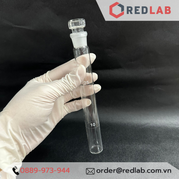 Ống so màu nessler ONELAB 10 25 50 ml, có nút nhám thủy tinh, chia 2 vạch, có VAT