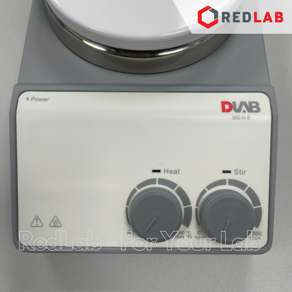 Máy khuấy từ gia nhiệt DLAB MS-H-S (8030211010) max 1500 rpm, 340°C, 20 lít H2O, Ø 135mm, có VAT