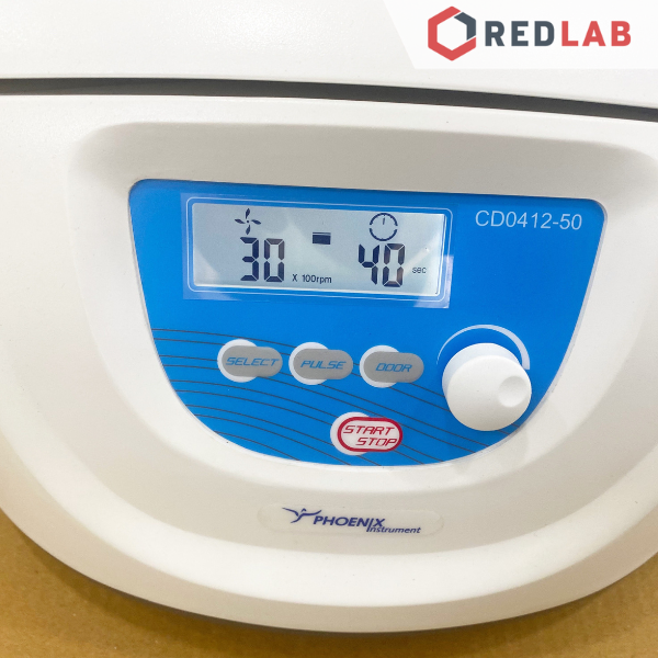 Máy ly tâm tube 50ml x 6 hoặc 15ml x 6 Phoenix Instrument CD-0412-50, 300-4000rpm, màn hình LCD, BH 12T, có VAT
