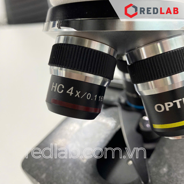 Kính hiển vi quang học 2 mắt hãng OPTIKA - model B-159, Vật kính 4x 10x 40x 100x (dầu), LED 1W, có VAT