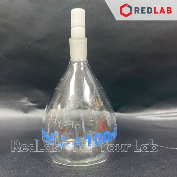 Bình đo tỷ trọng BIOHALL 10 25 50 100 ml class A, Pycnometer thuỷ tinh, nút teflon, có VAT