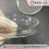 Đĩa petri thuỷ tinh DINLAB Ø 60 80 90 100 120 150 200 mm, gồm đĩa và nắp, thí nghiệm vi sinh, có VAT