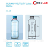 Phụ kiện cho Chai trung tính DURAN Youtility và Original: nắp vặn GL45, vòng đệm, vòng cổ silicon nhiều màu, có VAT