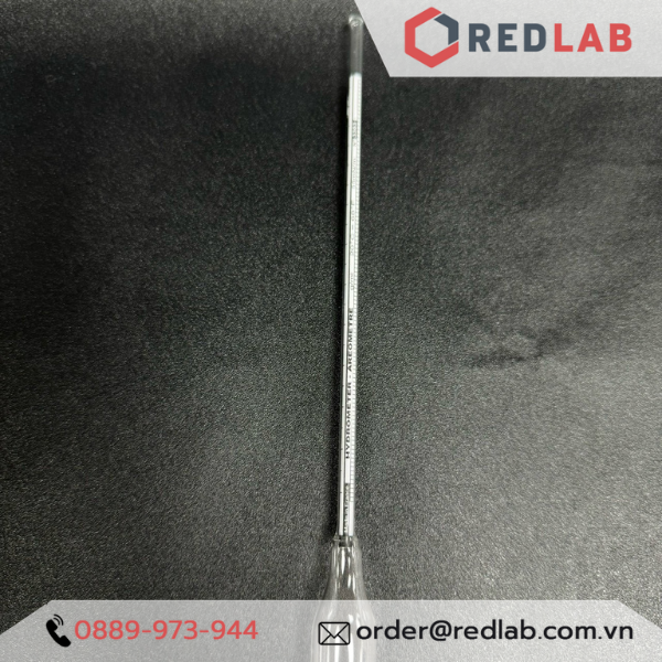 Tỷ trọng kế 1.200-1.300 : 0.001 g/ml Tp 20°C ALLA 3010FG120/20-QP hydrometer, có VAT