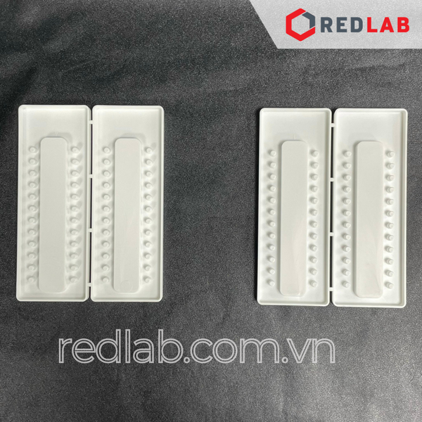 Đĩa sáp Wax plates cho ống mao quản ISOLAB 088.03.001, đánh số 24 lỗ, có VAT