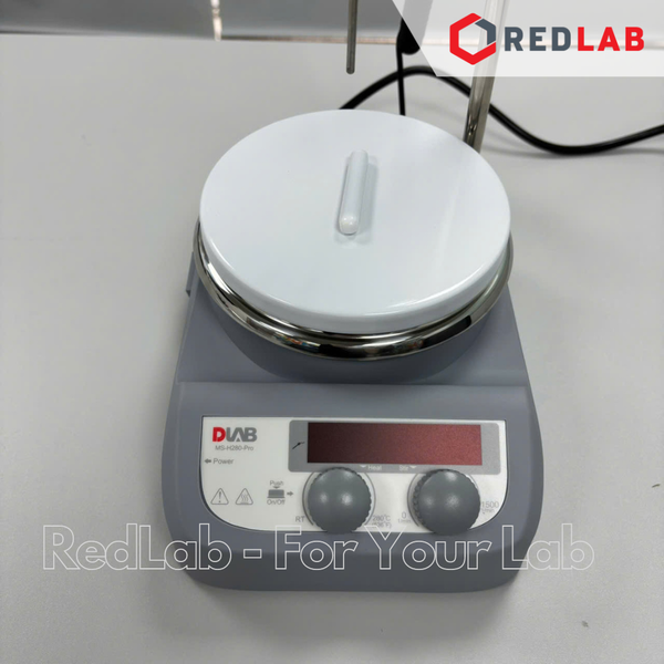 Máy khuấy từ gia nhiệt DLAB MS-H280-Pro (8130101212) max 1500 rpm, 280°C, 3 lít H2O, gồm sensor nhiệt, màn hình LED, có VAT
