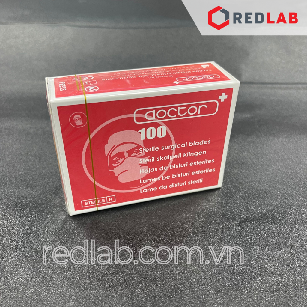 Lưỡi dao mổ phẫu thuật thí nghiệm HUAIAN MEDICOM (doctor) falcon Số 10 11 12 13 15 20 21 22 23 (hộp 100 cái) có VAT