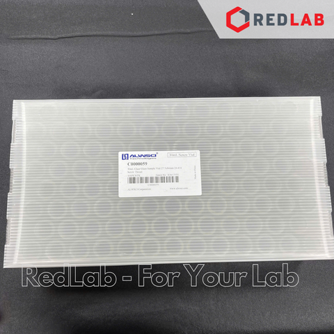 [Bộ 100 cái] ALWSCI Chai thủy tinh vial 30ML 27.5x84mm trắng / nâu + Nắp vặn kín nhựa PP 24-400 septa 1.5mm, có VAT