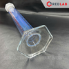 Ống đong thủy tinh nút nhựa SIMAX Class A 100 250 500 1000 ml - 24/29 29/32 34/35 45/40 đế lục giác, vạch xanh, có VAT