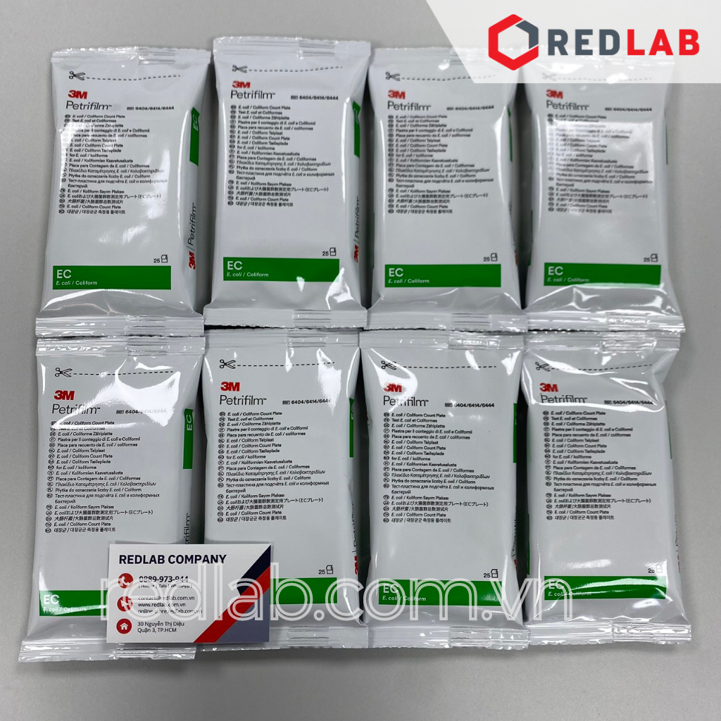 6404 / 6414 / 6444 Đĩa Petrifilm kiểm E.coli/Coliforms NEOGEN (Petrifilm E. coli/Coliform Count Plates), có VAT