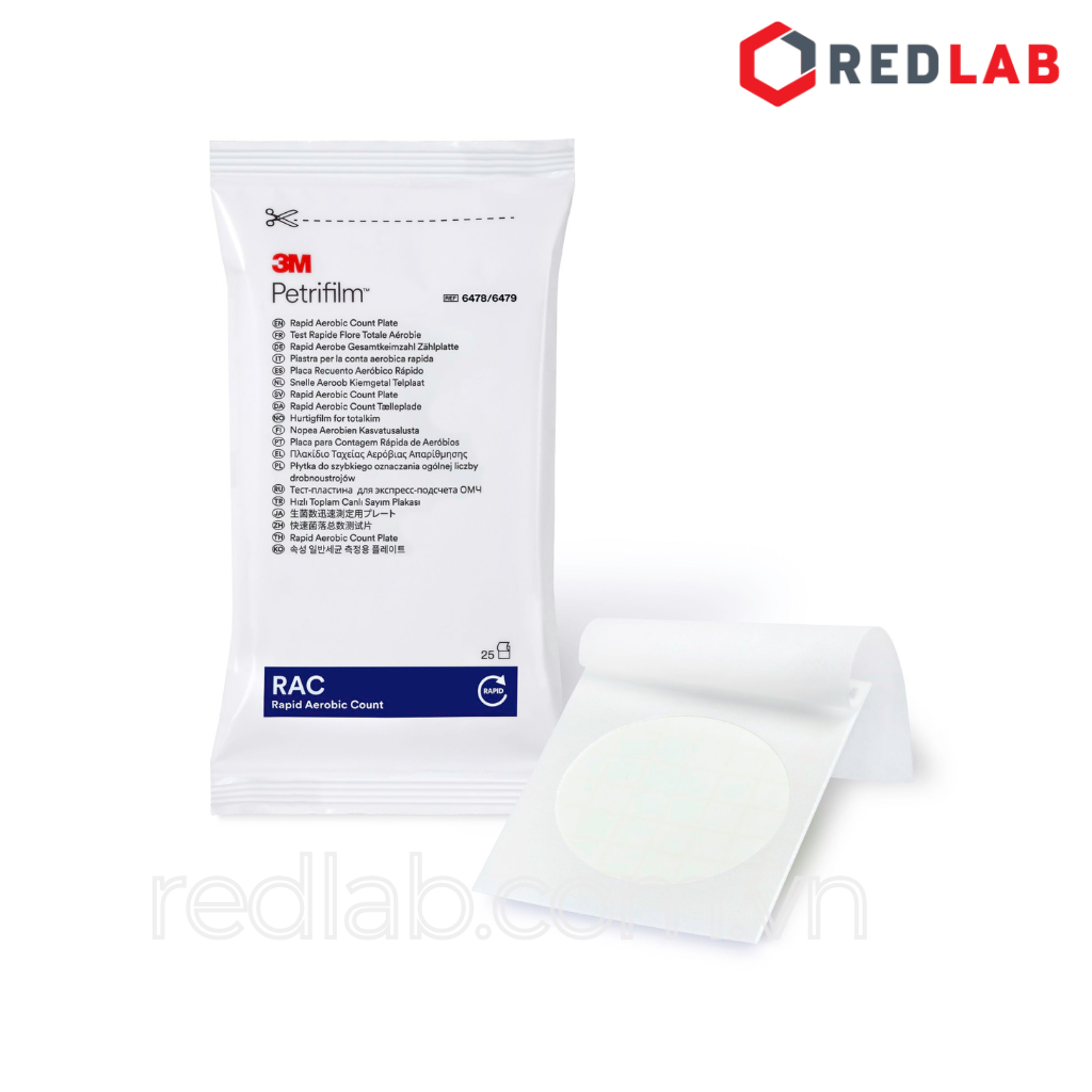 6478 / 6479 Đĩa Petrifilm kiểm nhanh tổng khuẩn hiếu khí NEOGEN (Petrifilm Rapid Aerobic Count Plates), có VAT