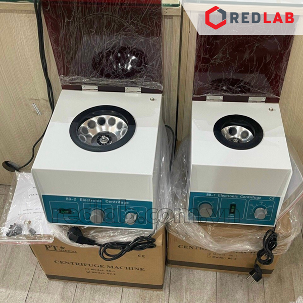 Máy ly tâm ống 15ml PT Medical 6 vị trí 80-1, 12 vị trí 80-2, Centrifuge Machine dùng cho lab, spa, BH 12T, có VAT