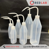 Bình tia nhựa LDPE trơn miệng hẹp vai nghiêng AZLON Scilabware 250 500 1000 ml, Wash Bottle, có VAT